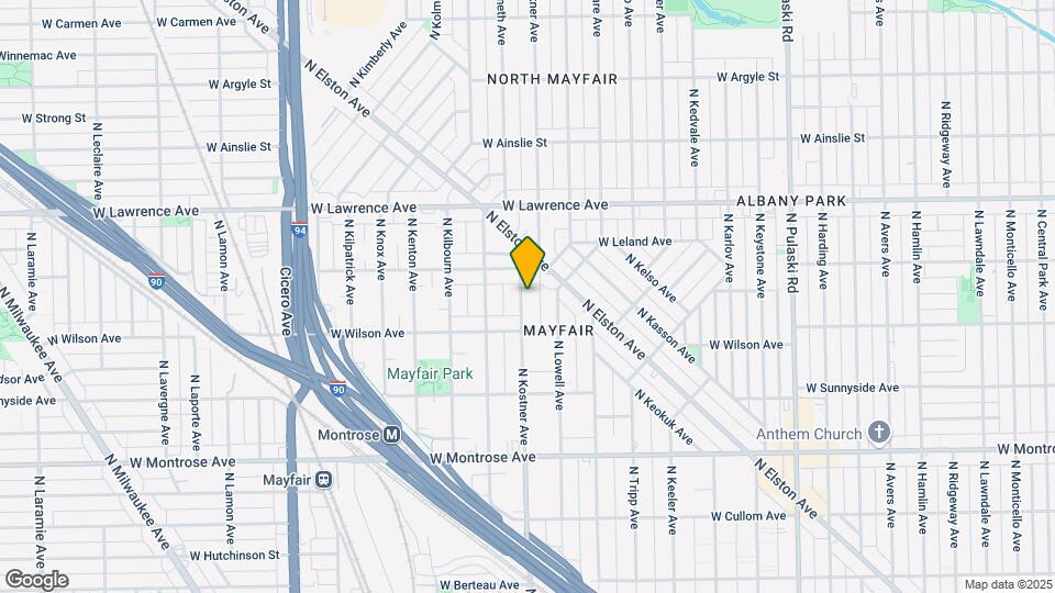 4631 N Kostner Ave, Unit 2 Map and Location Details
