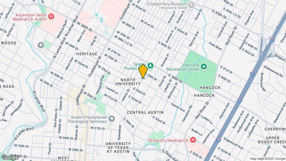 300 E 34th St Mapa y Detalles de la Ubicación