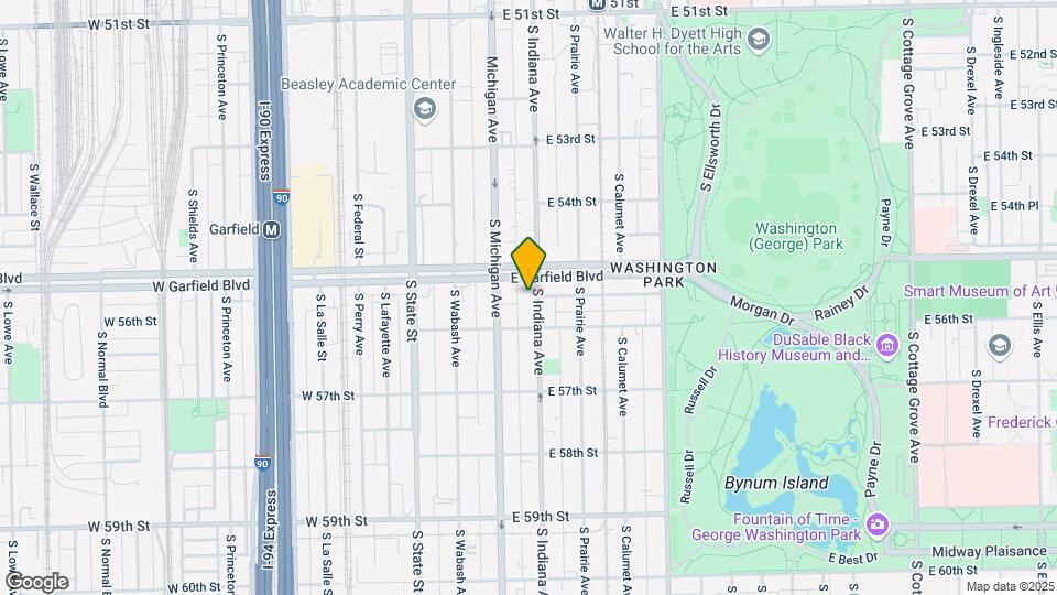 5516 S Indiana Ave Map and Location Details