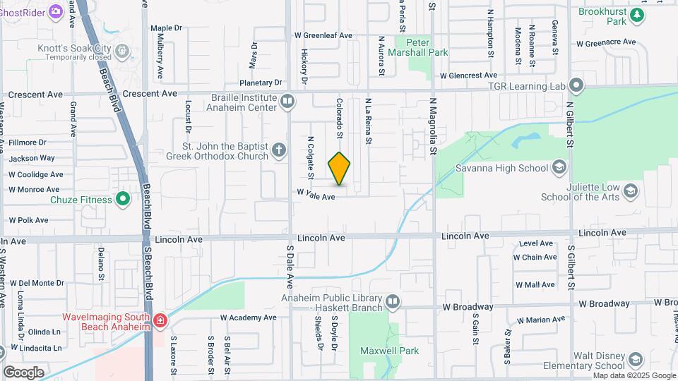 2729 W Yale Ave, Unit B Mapa y Detalles de la Ubicación