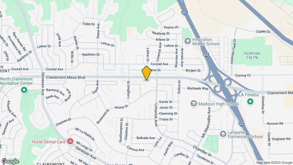 5130 Kesling St Map and Location Details