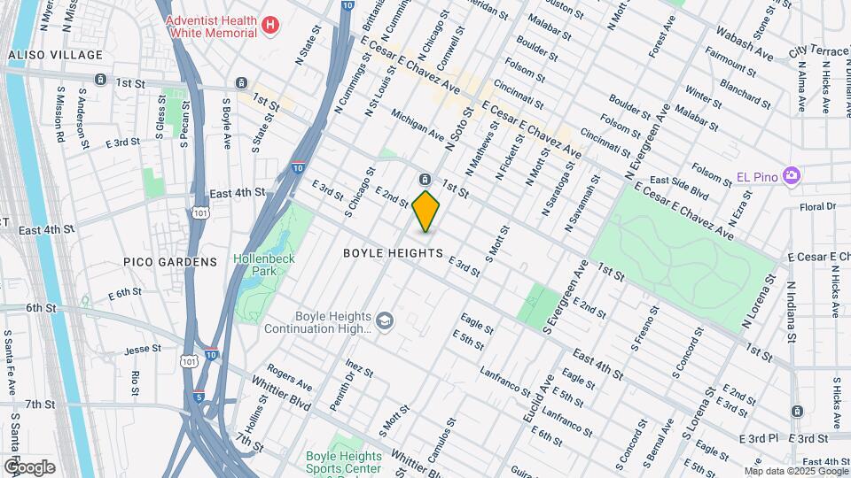 2429 E 3rd St Map and Location Details