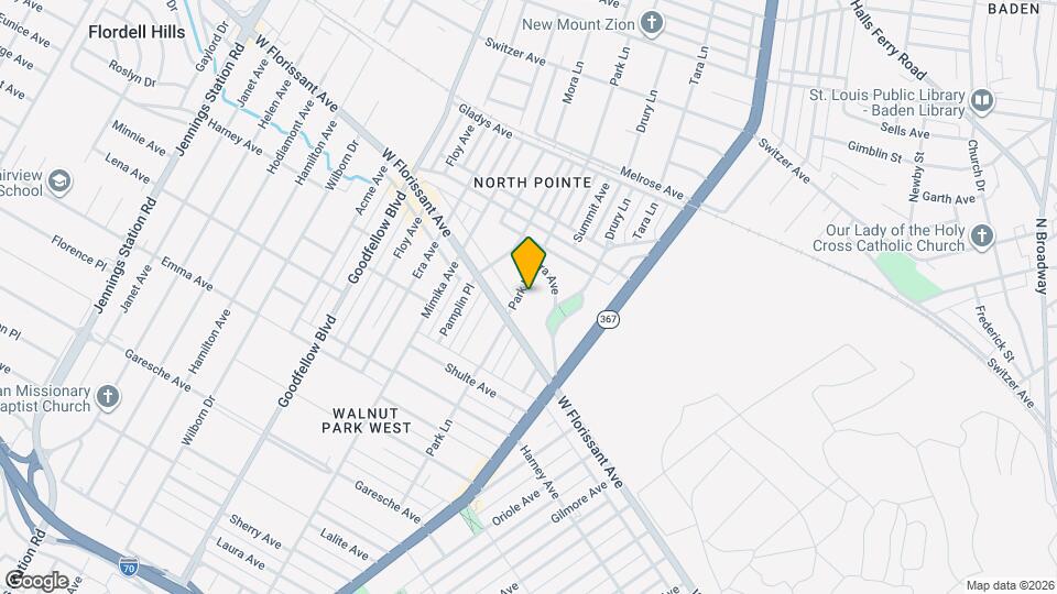 5730 Park Ln Map and Location Details
