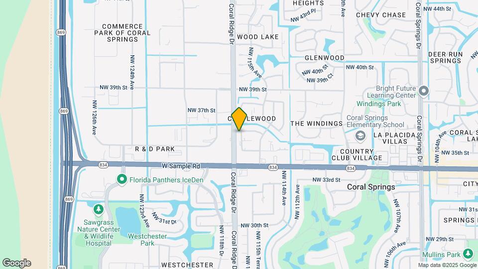 3602 NW 116th Terrace Map and Location Details