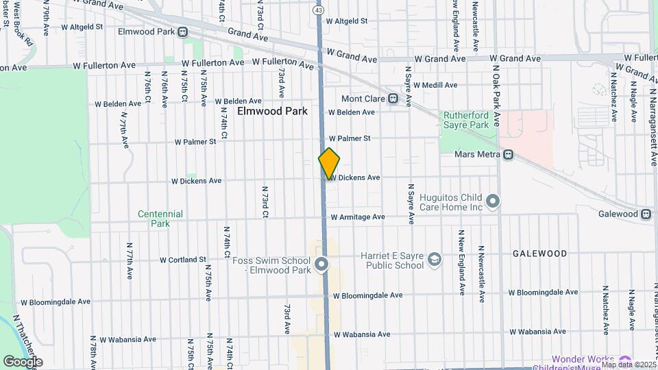 7195 W Dickens Ave Mapa y Detalles de la Ubicación