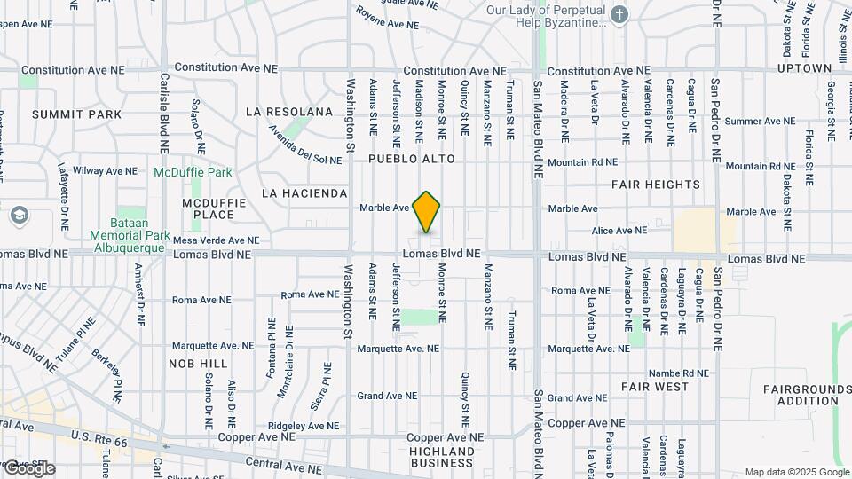 606 Madison St NE Map and Location Details