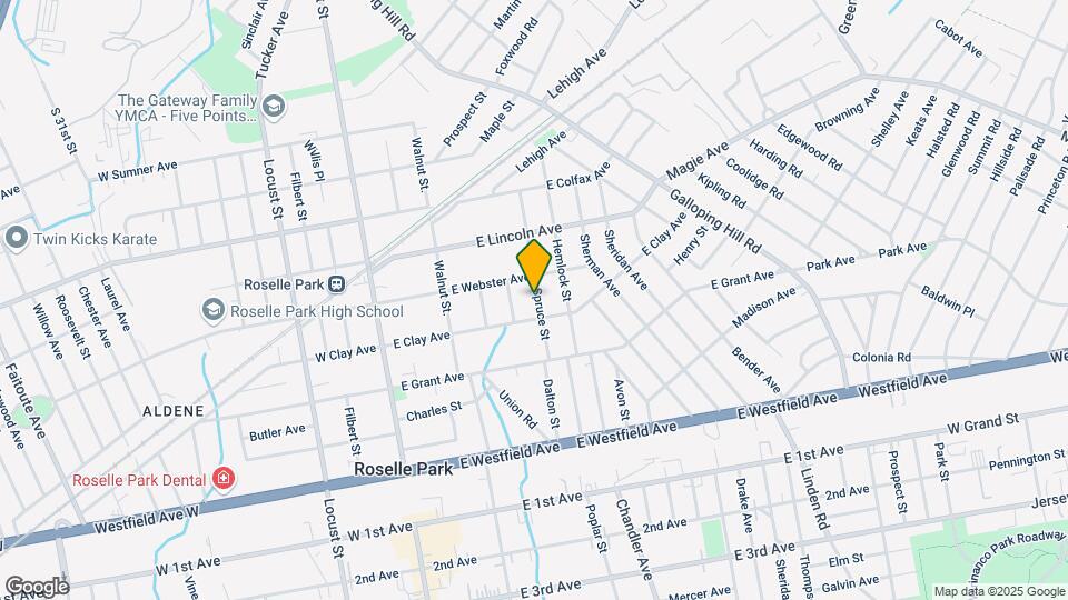 416 Spruce St, Unit 2 Map and Location Details