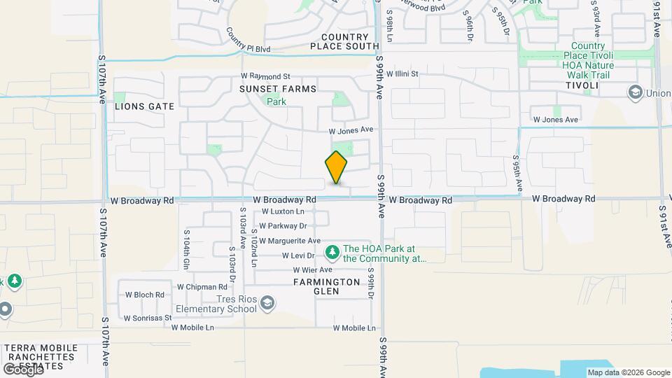 4228 S 100th Dr Map and Location Details