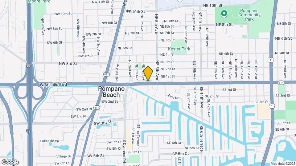 425-475 E Atlantic Blvd Map and Location Details