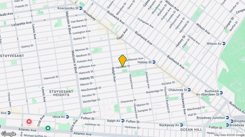 844 Hancock St Map and Location Details