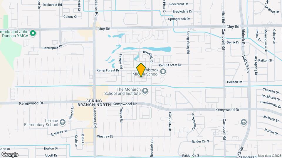 9939 Kemp Forest Dr Map and Location Details