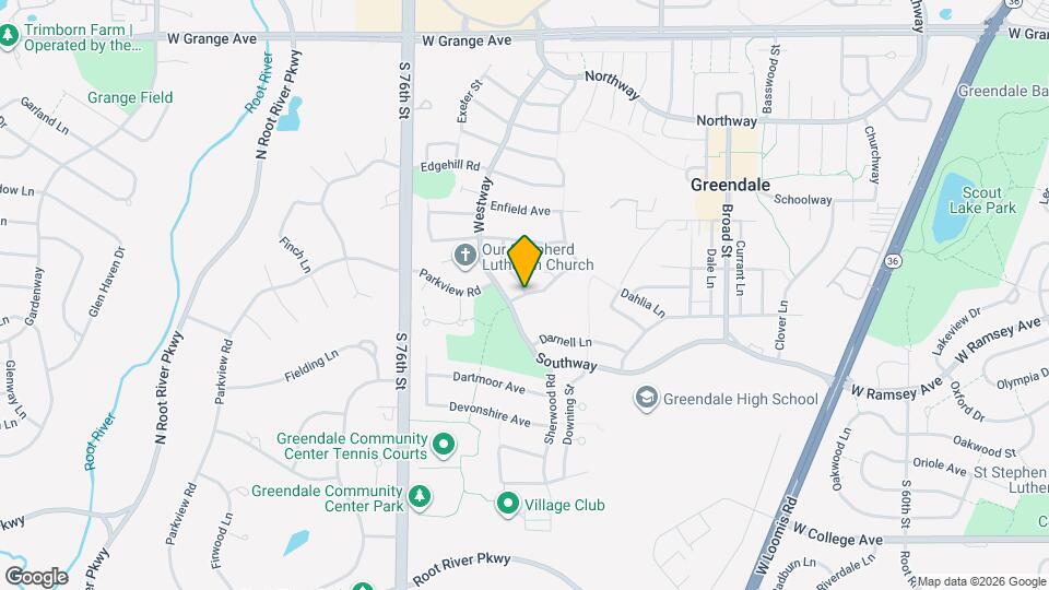 7225 Euston St Map and Location Details