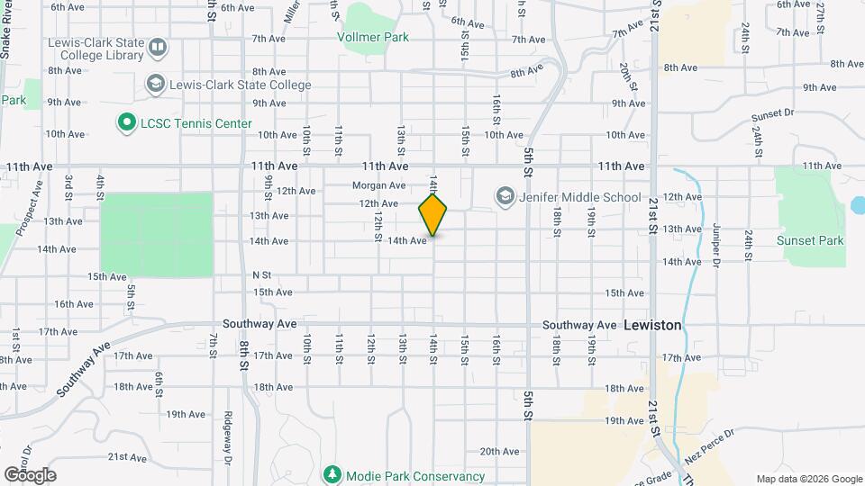 1305 14th St Map and Location Details