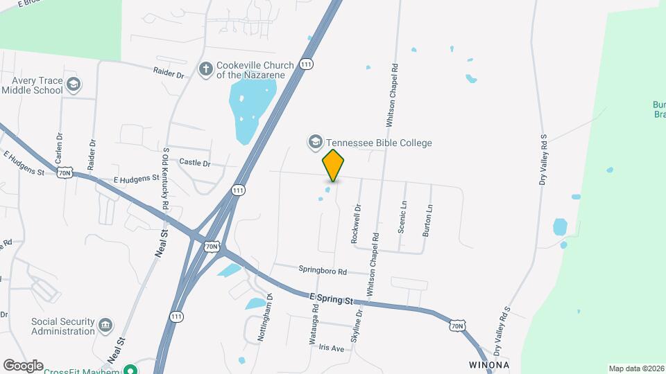 503 Cottage Wy Mapa y Detalles de la Ubicación