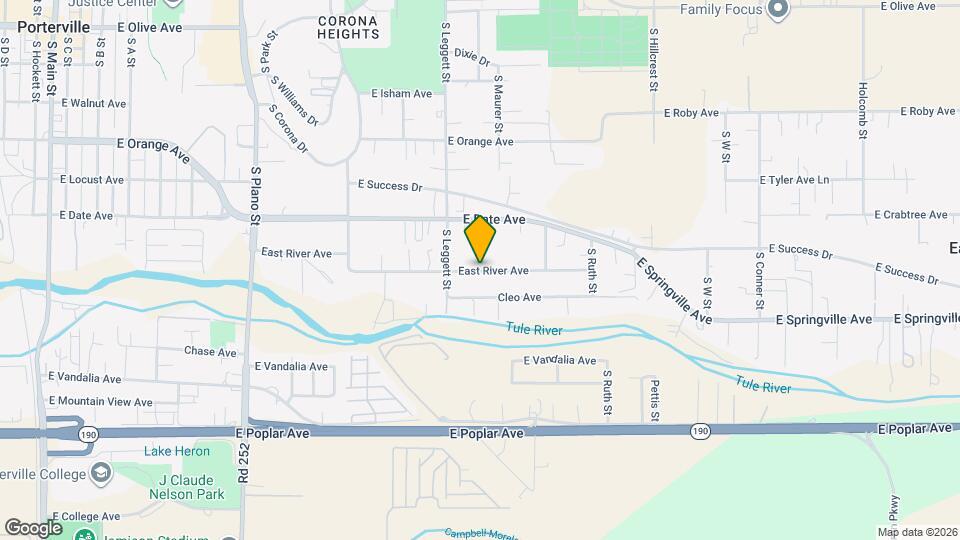 860 E River Ave Map and Location Details