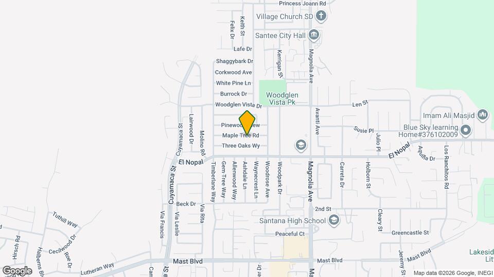 10125 Maple Tree Rd Map and Location Details