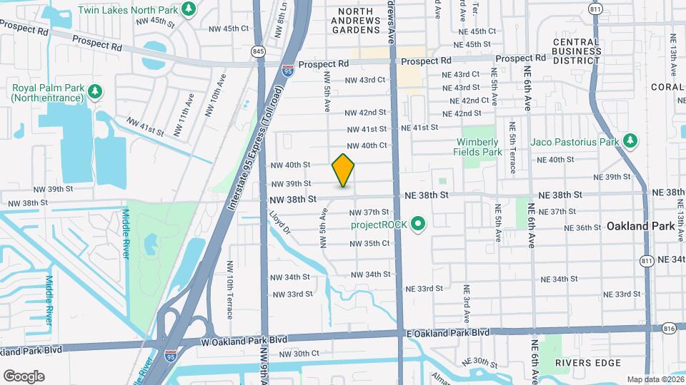 331 NW 38th St Map and Location Details