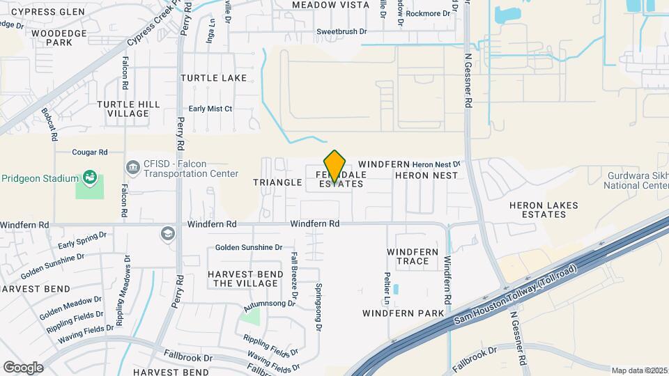 9026 S Ferndale Pl Dr Map and Location Details