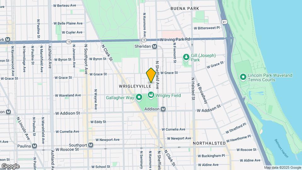 3729 N Kenmore Ave Map and Location Details