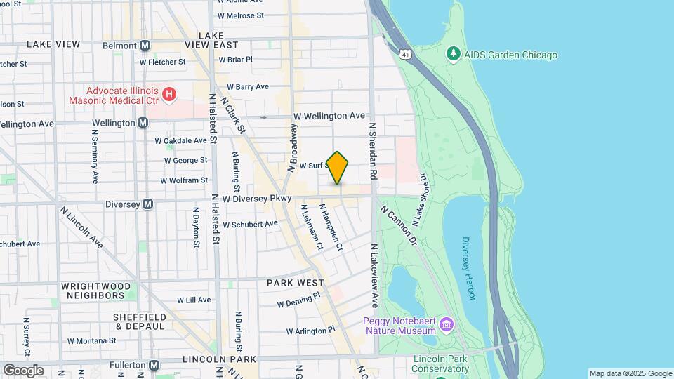 2800 N Pine Grove Ave Map and Location Details