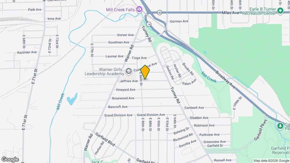 8610 Jeffries Ave Map and Location Details