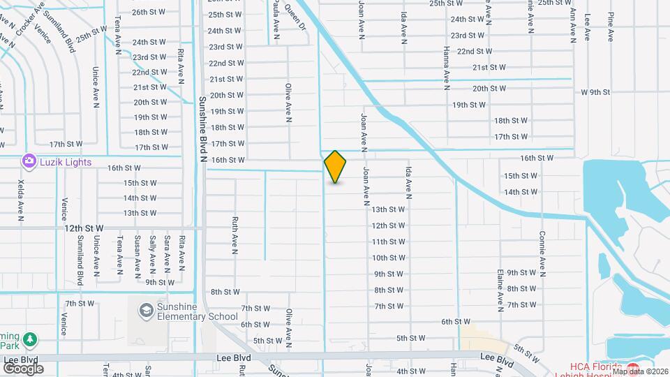 3014 14th St W Map and Location Details