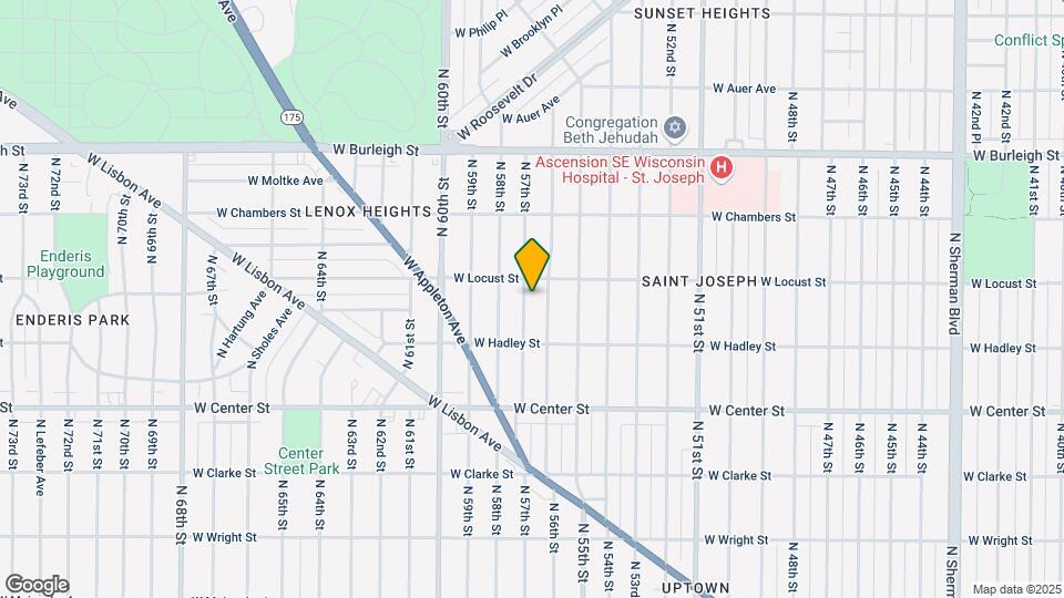 2854 N 57th St Map and Location Details
