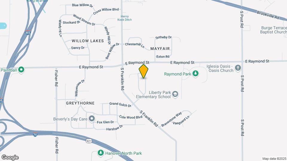 2282 Salem Park Dr Map and Location Details
