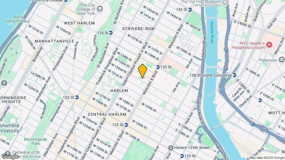 117 W 132nd St Map and Location Details