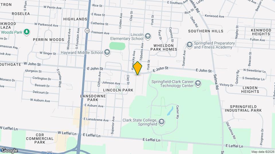 1854 Michigan Ave Map and Location Details