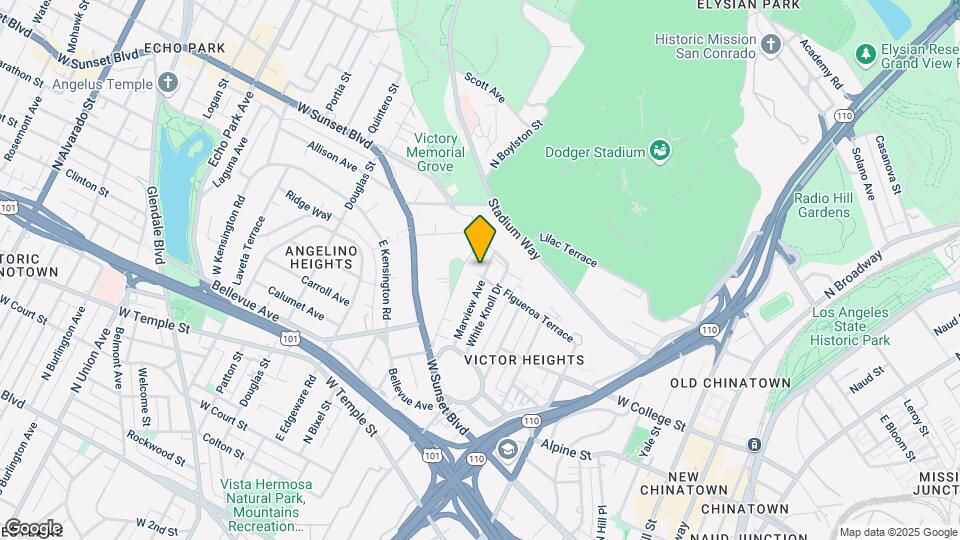 1151 Figueroa Ter Mapa y Detalles de la Ubicación