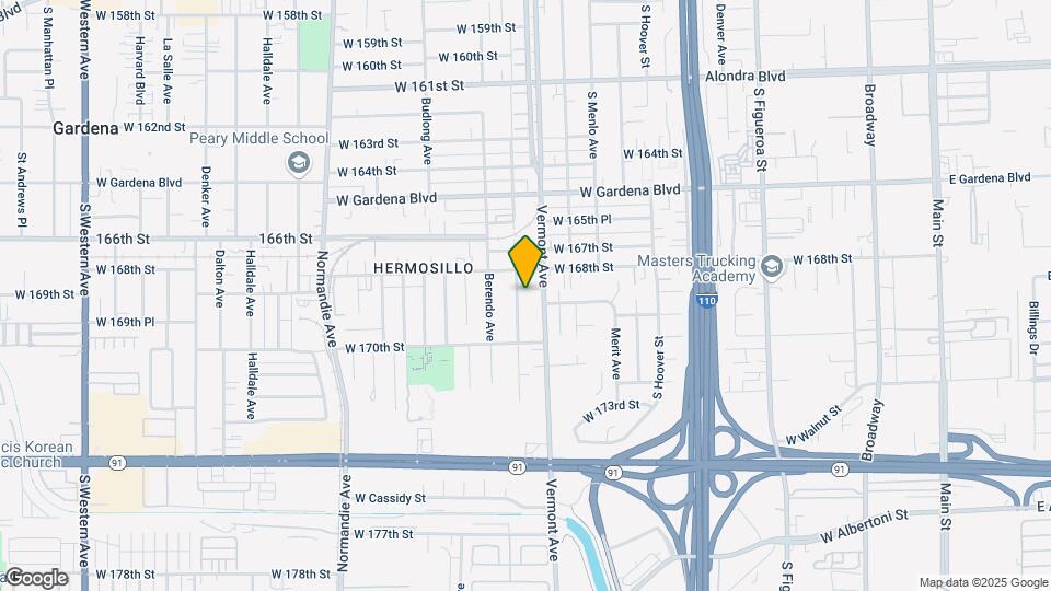 16826 S New Hampshire Ave Map and Location Details