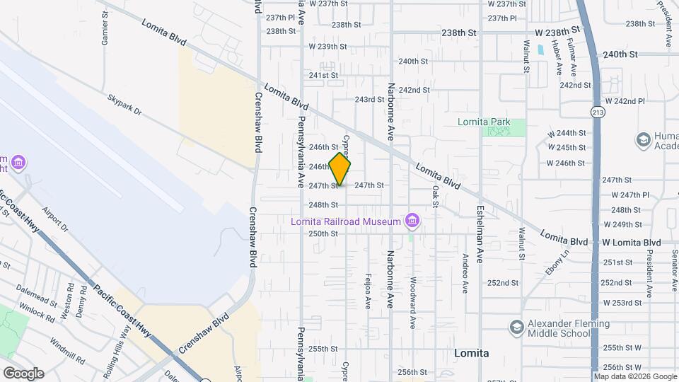 2312 247th St Mapa y Detalles de la Ubicación