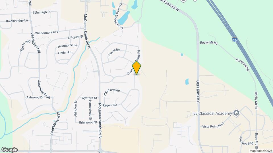 616 Castle Brook Dr Map and Location Details