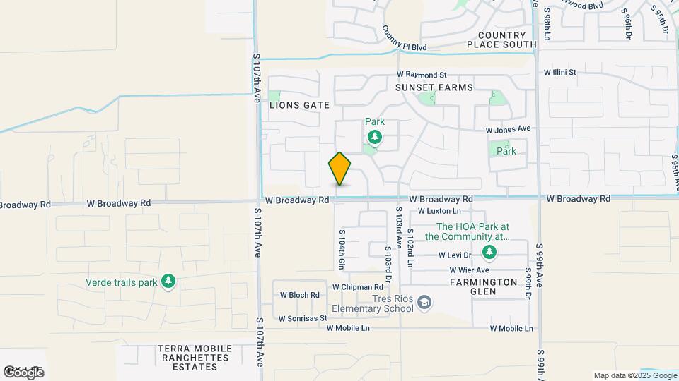 10431 W Trumbull Rd Map and Location Details