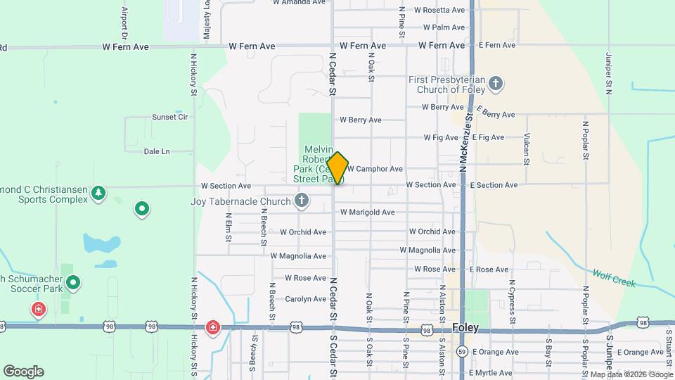 716 N Cedar St Mapa y Detalles de la Ubicación