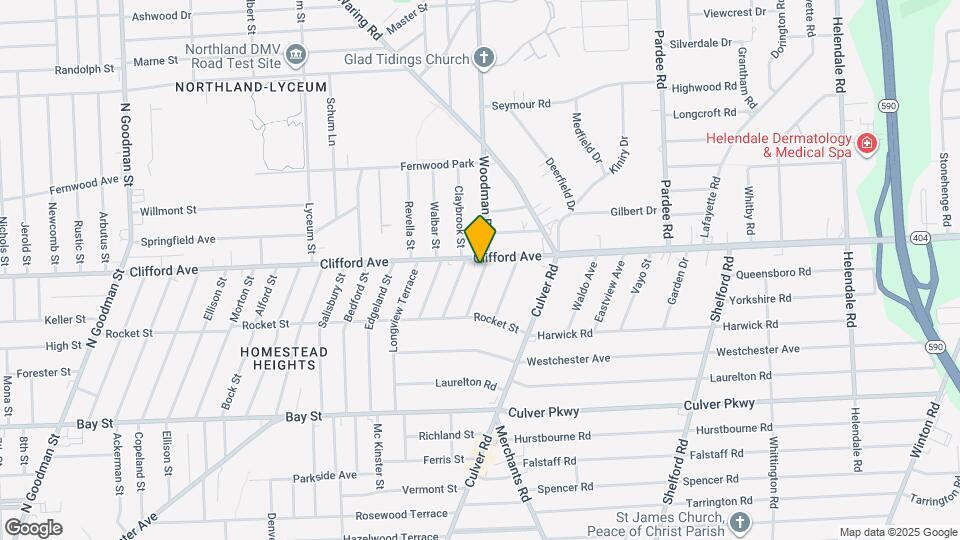 72 Martinot Ave Map and Location Details