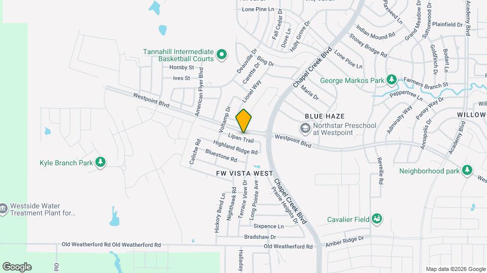 10536 Lipan Trail Map and Location Details