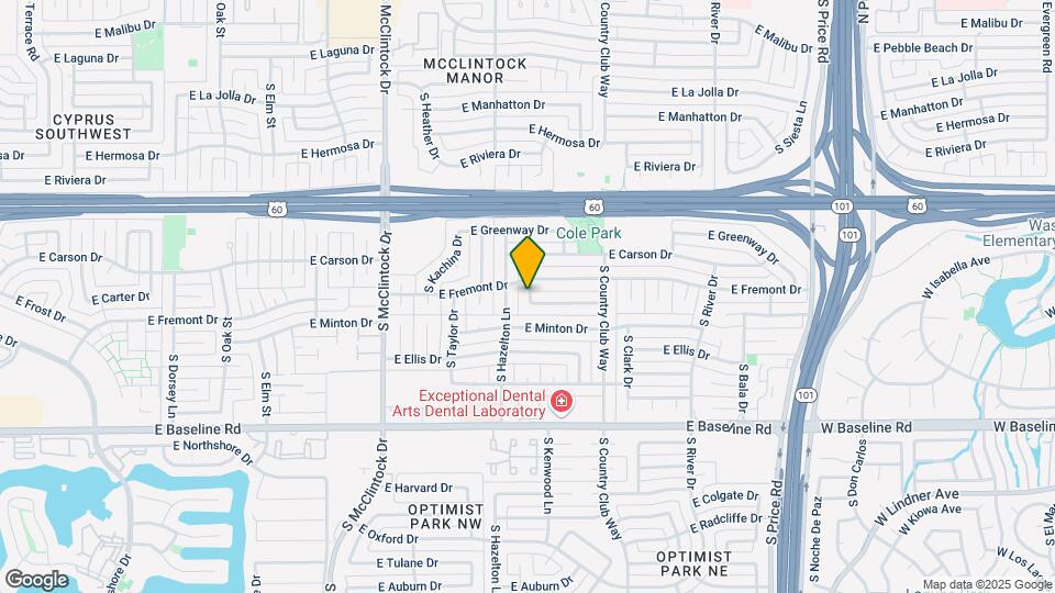 4716 S Kenwood Ln Map and Location Details