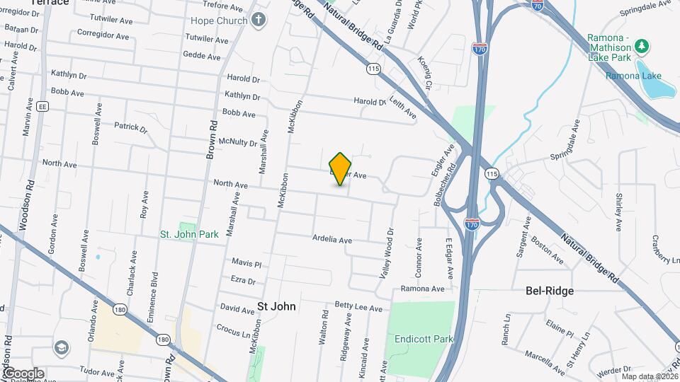 8621 North Ave Mapa y Detalles de la Ubicación