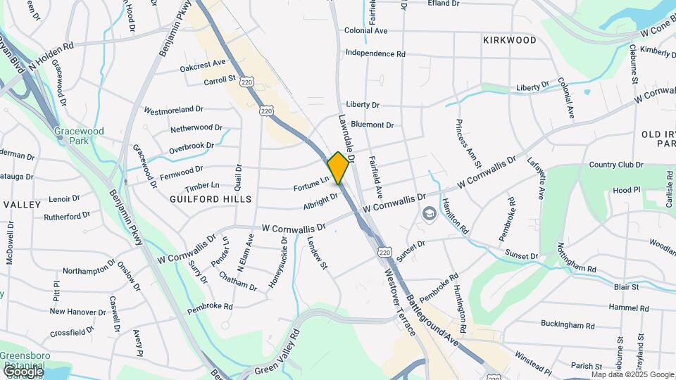 2300 Albright Dr Mapa y Detalles de la Ubicación