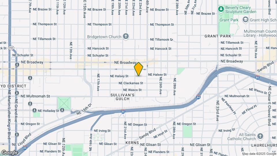 2222 NE Halsey St Map and Location Details