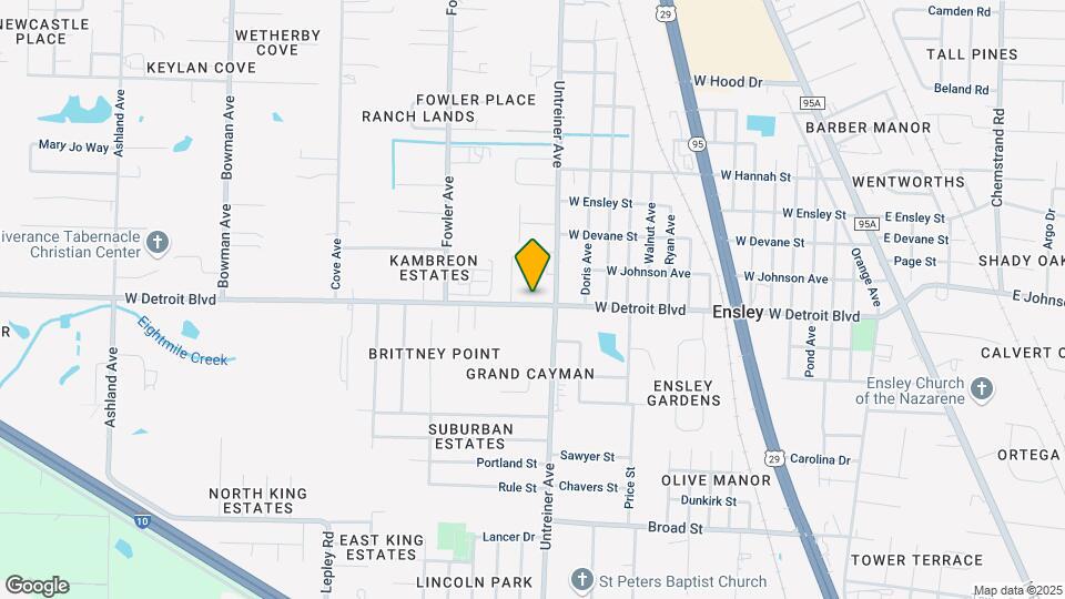 904 W Detroit Blvd Map and Location Details