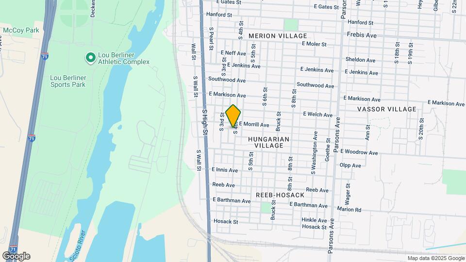 1633 S 4th St Mapa y Detalles de la Ubicación