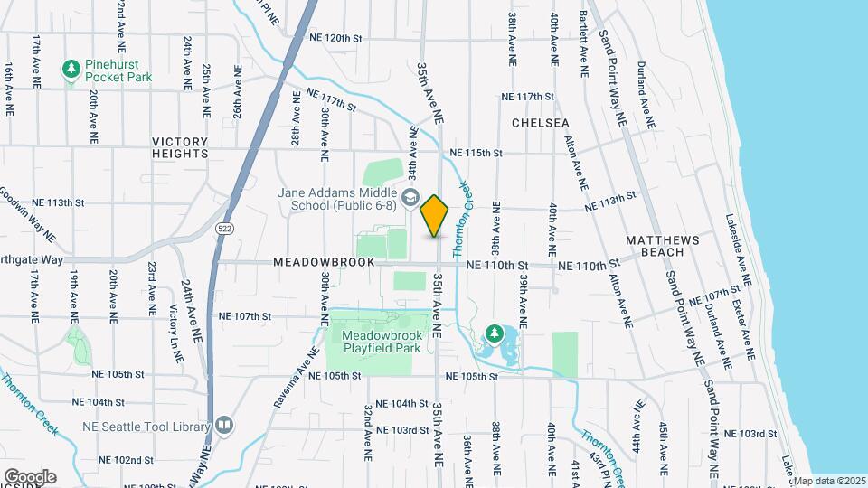 11019 35th Ave NE Map and Location Details