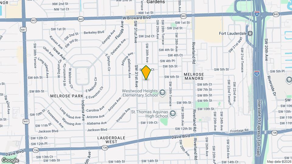 651 SW 30th Ave Map and Location Details
