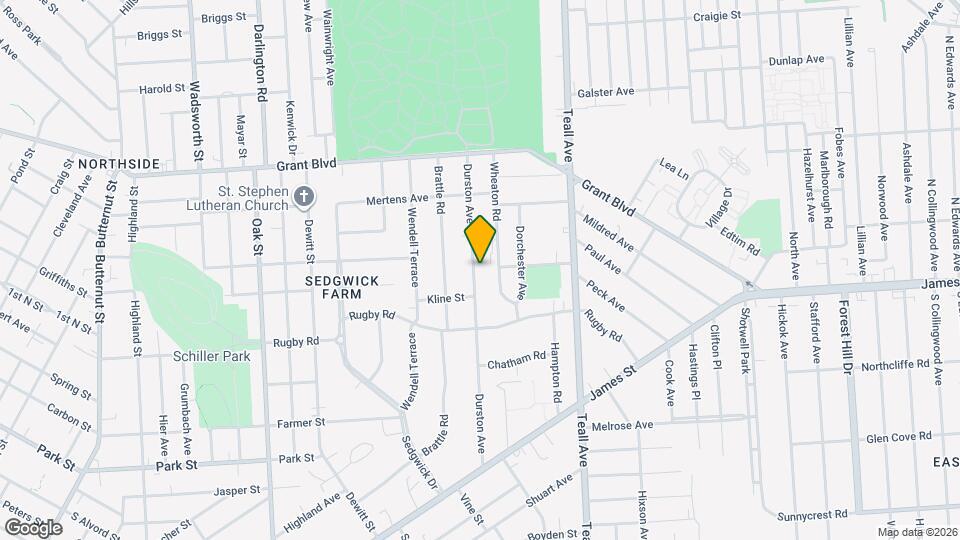 420 Durston Ave Map and Location Details