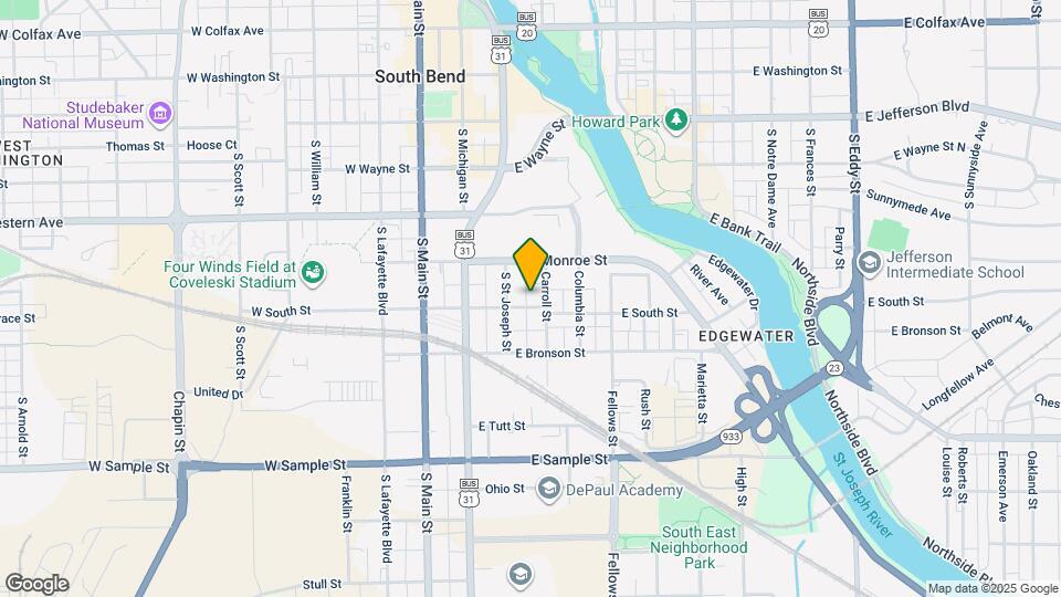 215 E South St Map and Location Details