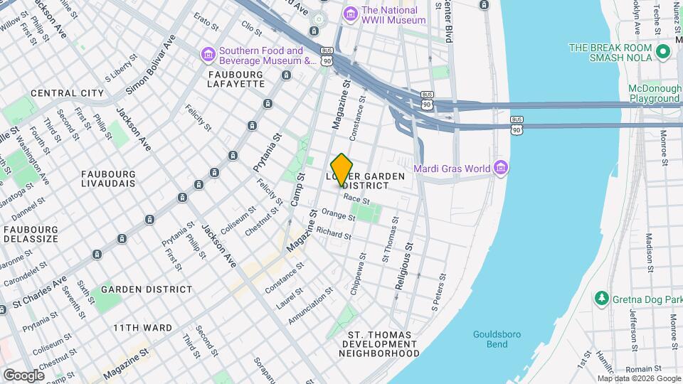 1476 Constance St Map and Location Details