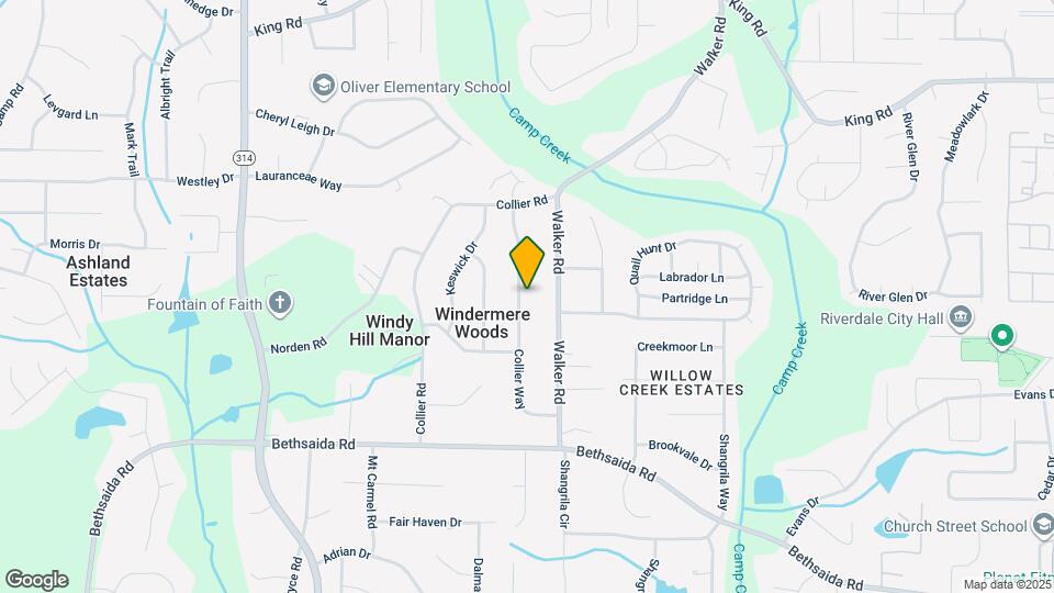 6712 Collier Way Map and Location Details